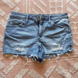Universal Threads High Rise Distressed Jean Shorts
